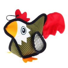 Peluche Elvis le coq - peluche chien indestructible