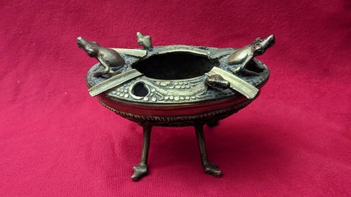 Cendrier grenouille laiton - grenouille,