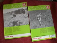 LOT  DE  2  PROSPECTUS    PUBLICITAIRES   FANEUSES    CLAAS - BAUTZ