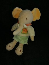 Doudou  peluche éléphant " Les loustics "  Moulin Roty État Neuf