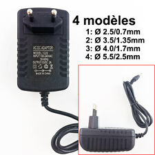 12V 2A 2000mA UE Plug Chargeur AC 100-240V À DC 12V 2A Adaptateur alimentation