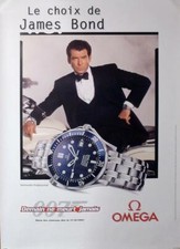 TOMORROW NEVER  DIES / OMEGA WATCH - BOND 007 - ORIGINAL LARGE ROLLED POSTER