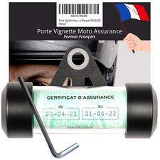 Porte Vignette Assurance Moto