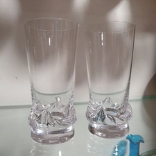 Lot  DE 2 GRANDS VERRES A EAU