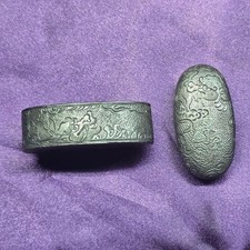 Fuchi Kashira Cuivre Dragon