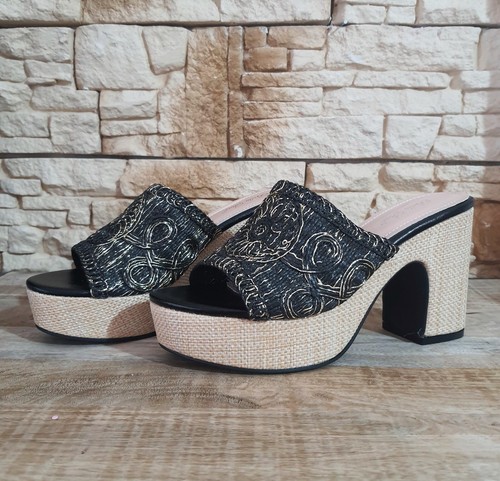 Ciabattes femme noires j1931 - ciabattes,