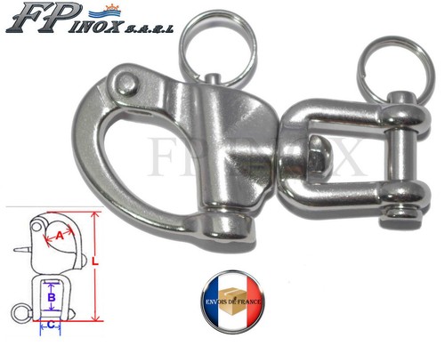 Mousqueton drisse 70mm - mousqueton,
