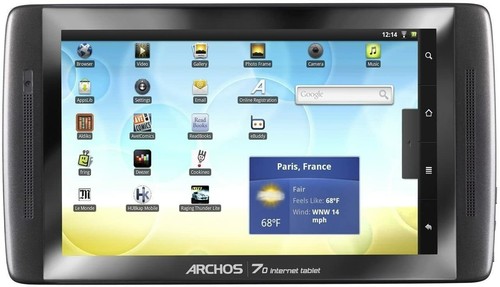 Archos internet tablet - archos, 70