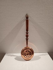 Bassinoire, Chauffe lit, Cuivre, Décoration, Lourdes 1968