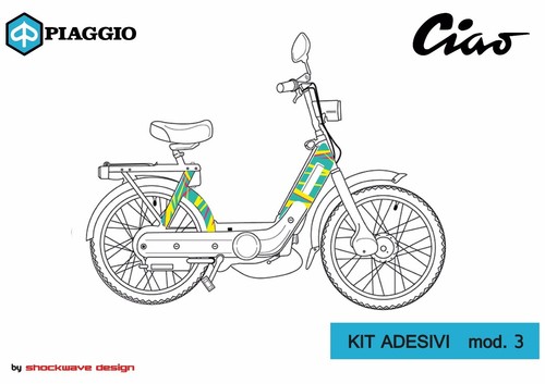 Graphiques adhésif piaggio - adhésif,