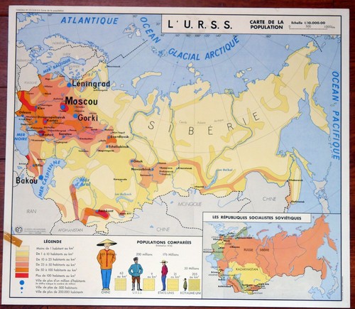 Carte scolaire mdi urss chine - carte,