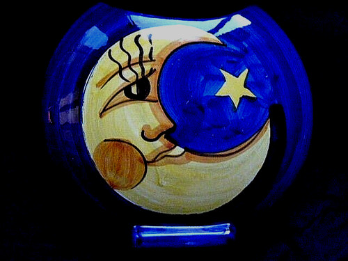 Vase italien demi lune - lune, bellini