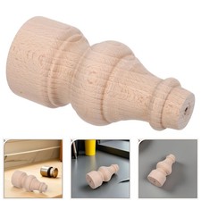  Embout en bois brut 12 x 6 cm pour rampe d'escalier - Embout de poteau