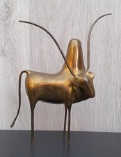 Zébu en bronze laiton