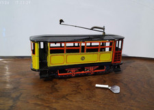 Jouet mécanique vintage en tôle - Paya - Le Tramway