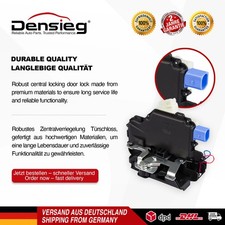 Densieg Serrure de porte arrière droite pour VW Polo 9N Seat Ibiza 6L1 Fabia 6Y2