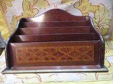 ancien tri courrier en acajou laiton marqueterie epoque 1900 classeur stLXVI