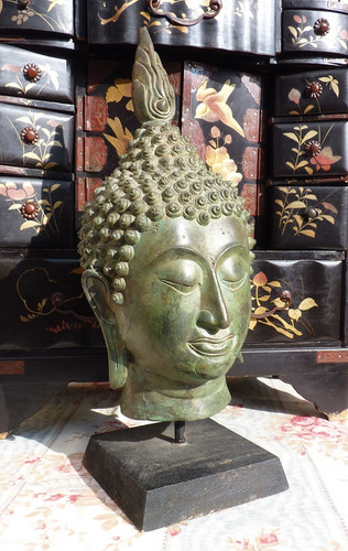 Art asie ancienne tête de - tête,
