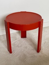 Table basse sellette chevet  flair Prisunic Orange  vintage   Années 70's  2