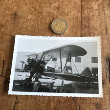 photographie ancienne avion N338 boeing stearman