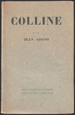 JEAN GIONO COLLINE E.O. SUR ALFA 