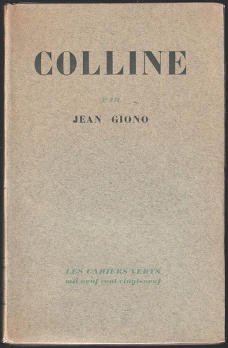 Jean giono colline sur - jean,
