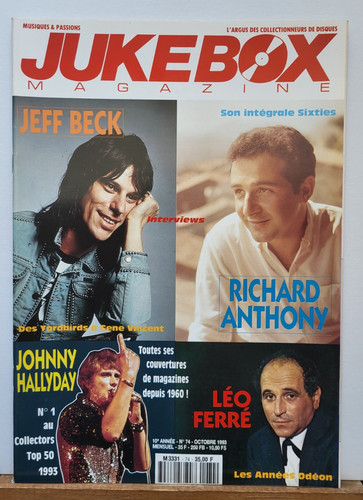 Jukebox magazine 74 johnny - n°,