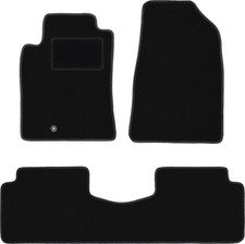 Tapis de sol en velours noir