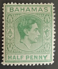 Vintage Bahamas Stamp