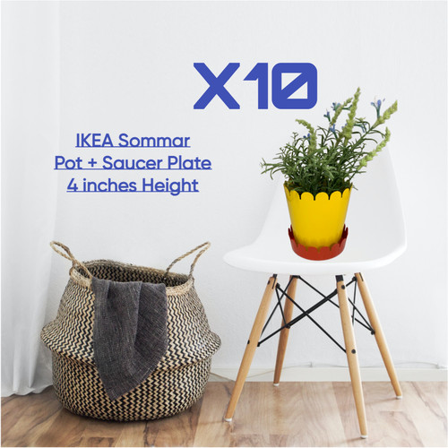 10x ikea sommar plant pot - 10x, &