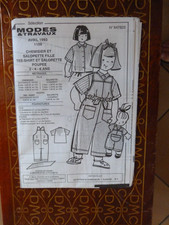 Patron poupée modes travaux - patron, &