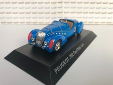 VOITURE PEUGEOT 302 DARL'MAT #25 1937 1/43 NOREV HACHETTE SUR SOCLE
