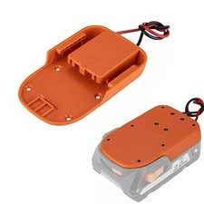 Adaptateur Batterie Compatible pour RIDGID 18V avec Connexion Câble Simple
