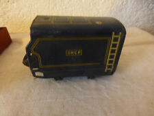 ancien jouet tole JEP Unis France train wagon sncf charbon vintage old toys