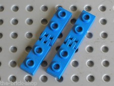 LEGO TECHNIC blue hinge plates