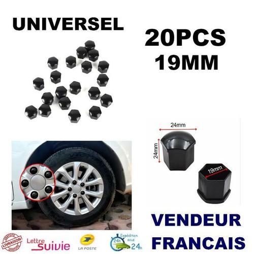 Pcs cache écrou 19mm de - Écrou,
