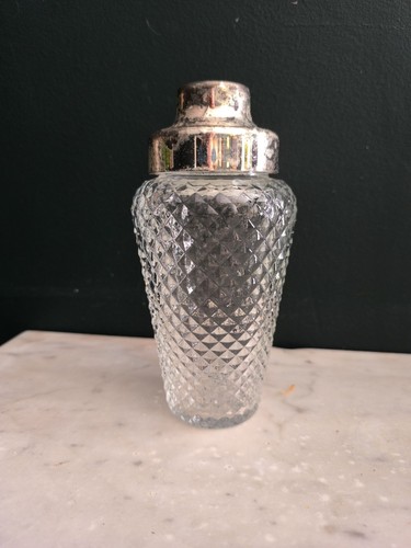 Ancien shaker verre - verre, cristal