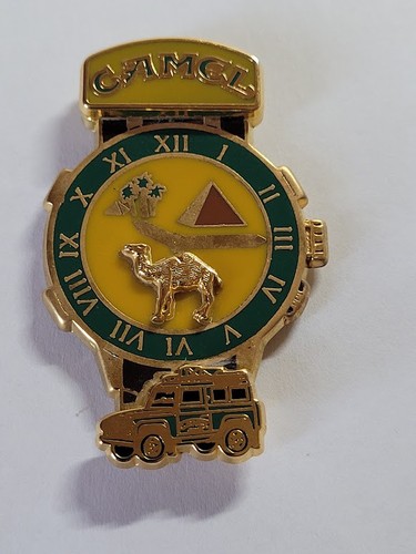 Pins montre camel - montre, jaune