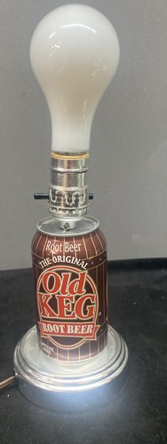 Root beer can lamp old - lamp,