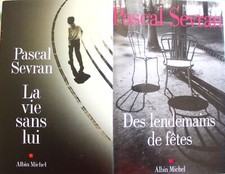 lot de 2 Livres biographiques de Pascal Sevran. La vie sans lui.Des lendemains.