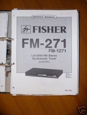 Manuel de Service pour Fisher