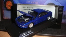 MINICHAMPS 1/43 BMW (RARE) 850i 1991 bleu métallic réf/431025220