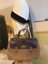 Sac cuir et daim La REDOUTE marron camel en très bon état.