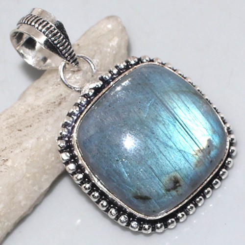 Pendentif labradorite et - en,