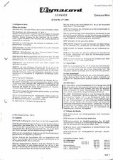 Manuel De Service Pour Dynacord Echocord-Mini