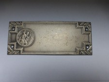 Ancienne plaque Saint CHRISTOPHE porte bonheur  tableau de bord Voiture n°1