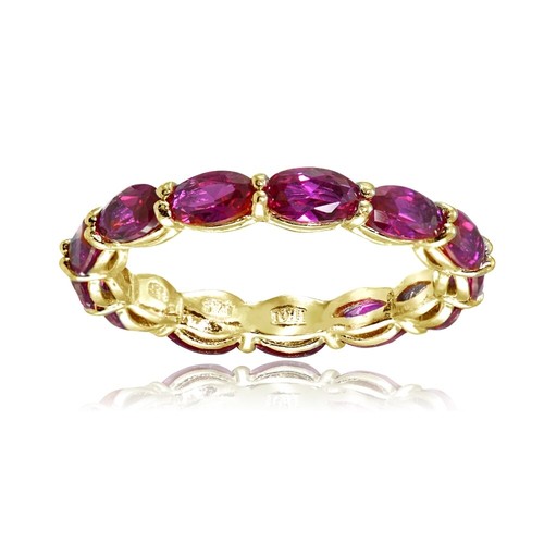 Bague serre éternité rubis - Éternité,