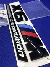 LOGO BMW X6 M X6M COMPÉTITION