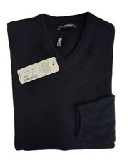 Pull homme col V gros tricot