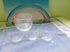 4 Verres  AIR FRANCE Picart le Doux